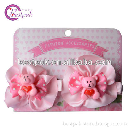 2014 hot sell 100%polyester satin ribbon hair accessories